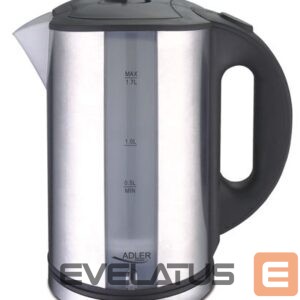 Veekeetja Adler  Kettle AD 1216 Standard, Stainless steel, Stainless steel, 2000 W, 360° rotational base, 1.7 L 