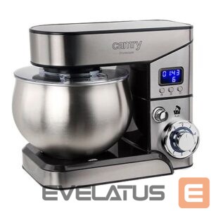 Mikserid ja blenderid Camry  Planetary Food Processor CR 4223 Number of speeds 6, 2000 W, Bowl capacity 5 L, Stainless steel, Silver 