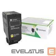 Aksesuāri un izejmateriāli LEXMARK  25K CX725 Corporate Toner Cartridge Toner cartridge, Yellow 