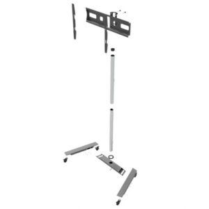 TV bracket EDBAK  Flat Screen Trolley for One Screen Floor stand, TR5E, 42-65 ", Trolleys & Stands, Maximum weight (capacity) 50 kg, Black 