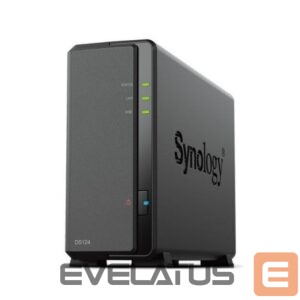 Mälupulk Synology  Tower NAS DS124 up to 1 HDD/SSD, Realtek, RTD1619B, Processor frequency 1.7 GHz, 1 GB, DDR4, 1x1GbE, 2xUSB 2.0 
