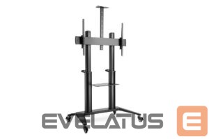 Televizoriaus laikiklis Digitus  TV Presentation Cart DA-90452 70-120 ", Maximum weight (capacity) 140 kg, Black 