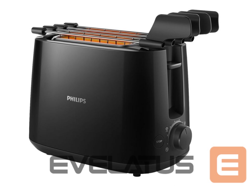 Toster Philips HD2583/90 Daily Collection Toaster, Black