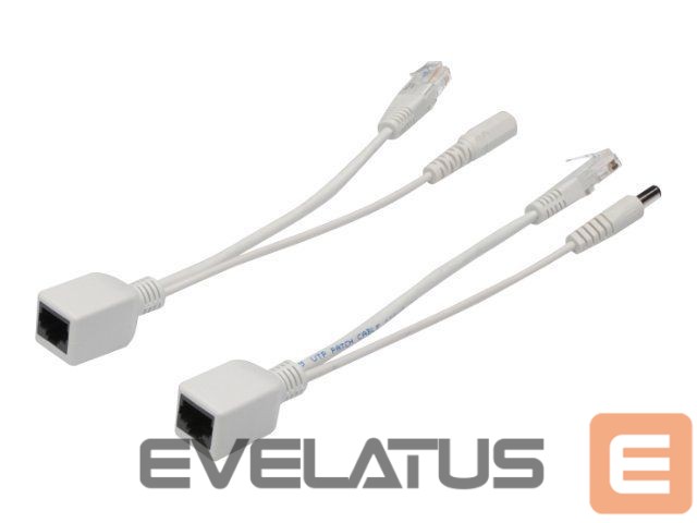 Kabelis Digitus Passive PoE Cable Kit, Splitter + Injector