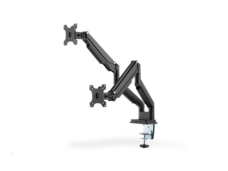 Кронштейн для телевизора Digitus Universal Dual Monitor Mount with Gas Spring and Clamp Mount