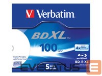 Optical matrix Verbatim  BluRay BD-R XL 100GB 5pc 