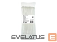 Įvairūs įrankiai Qoltec  52195 Zippers 2.5 200 100pcs nylon UV White 