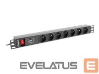 Cable Lanberg  PDU-07E-0200-IEC-BK  PDU 