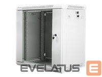 Computer components Lanberg  LANBERG WF01-6412-10S Lanberg wall-mounted rack 19 demounted flat pack 12U/600x450mm gray 