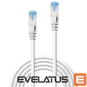 Commutator LINDY  CABLE CAT6A S/FTP 0.5M/WHITE 47191 