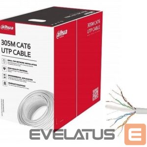 Võrgulülitid DAHUA  CABLE CAT6 UTP 305M WHITE/PFM920I-6UN-C 