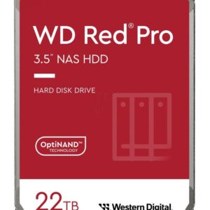 Kõvaketas HDD Western Digital  HDD||Red Pro|22TB|SATA|512 MB|7200 rpm|3,5"|WD221KFGX 