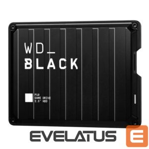 Hard drive HDD Western Digital  External HDD||P10 Game Drive|5TB|USB 3.2|Colour Black|WDBA5G0050BBK-WESN 
