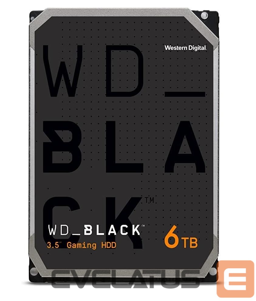 Kõvaketas HDD Western Digital HDD||Black|6TB|SATA|128 MB|7200 rpm|3,5"|WD6004FZWX