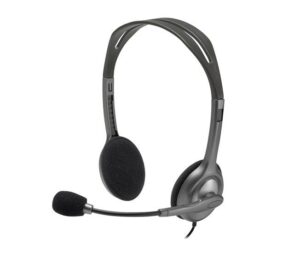 Laidinės ausinės Logitech  HEADSET STEREO H111/GREY 981-000593 