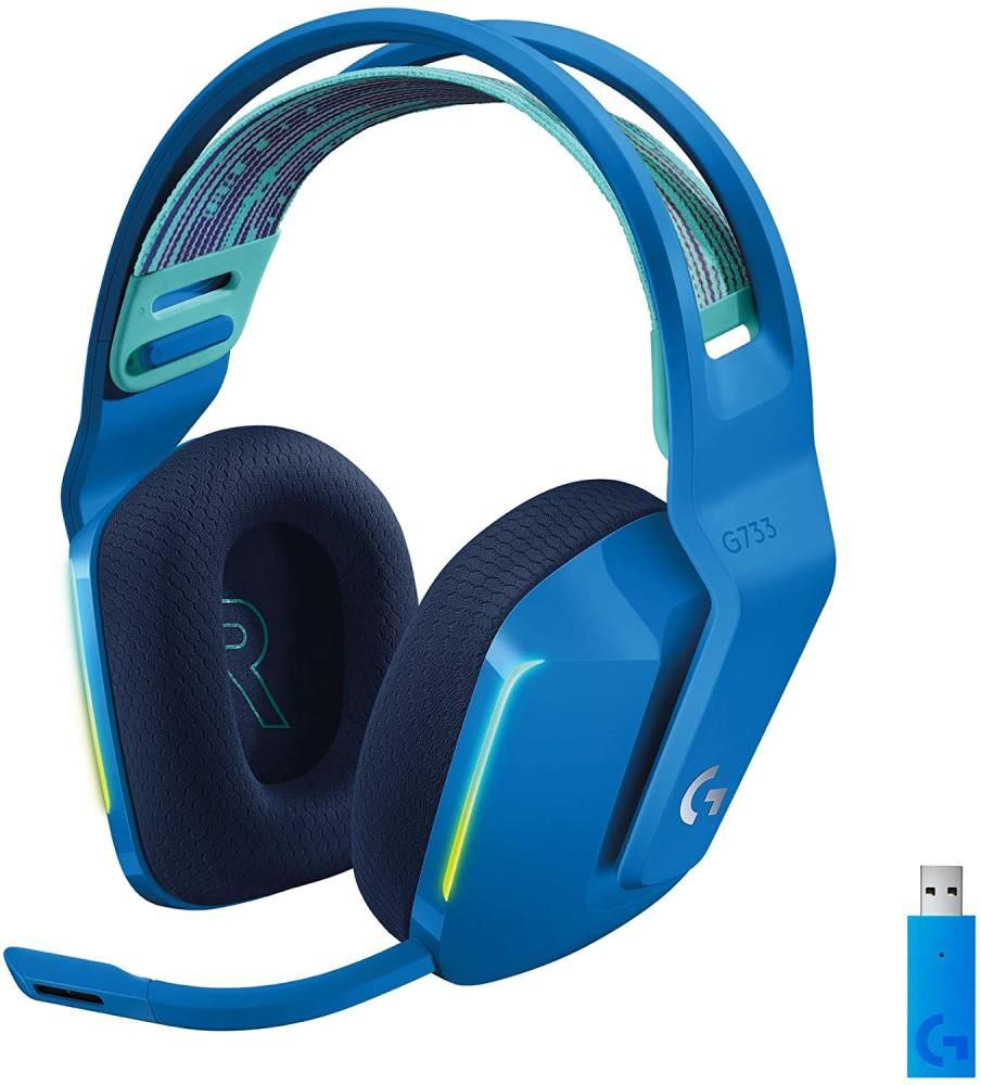 Kõrvaklapid Logitech HEADSET GAMING G733 WRL/BLUE 981-000943