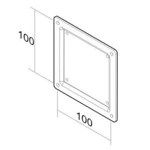 Telerite tarvikud NEOMOUNTS  TV SET ACC VESA ADAPTER PLATE/10-30" FPMA-VESA100 