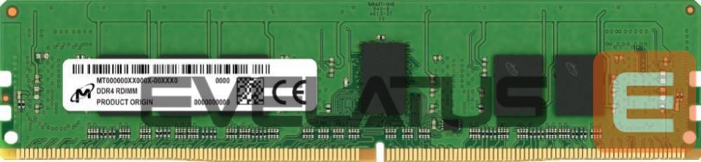 Operatiivmälu DDR3 Micron Server Memory Module||DDR4|8GB|RDIMM/ECC|3200 MHz|CL 22|1.2 V|Chip Organization 1024Mx72|MTA9ASF1G72PZ-3G2R