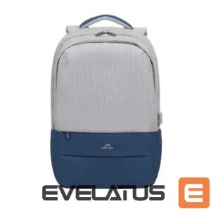 Laptop Bag RIVACASE  NB BACKPACK ANTI-THEFT 17.3"/7567 GREY/DARK BLUE 