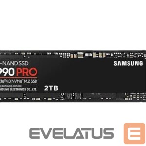Hard drive SSD Samsung  SSD||990 PRO|2TB|M.2|PCIE|NVMe|MLC|Write speed 6900 MBytes/sec|Read speed 7450 MBytes/sec|2.3mm|TBW 1200 TB|MTBF 1500000 hours|MZ-V9P2T0BW 
