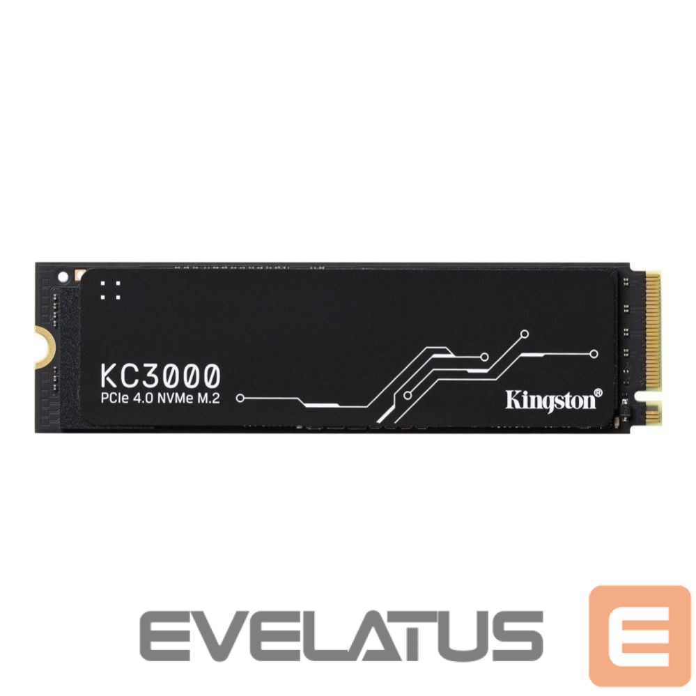 Hard drive SSD Kingston SSD||KC3000|4TB|M.2|PCIE|NVMe|3D TLC|Write speed 7000 MBytes/sec|Read speed 7000 MBytes/sec|3.5mm|MTBF 1800000 hours|SKC3000D/4096G