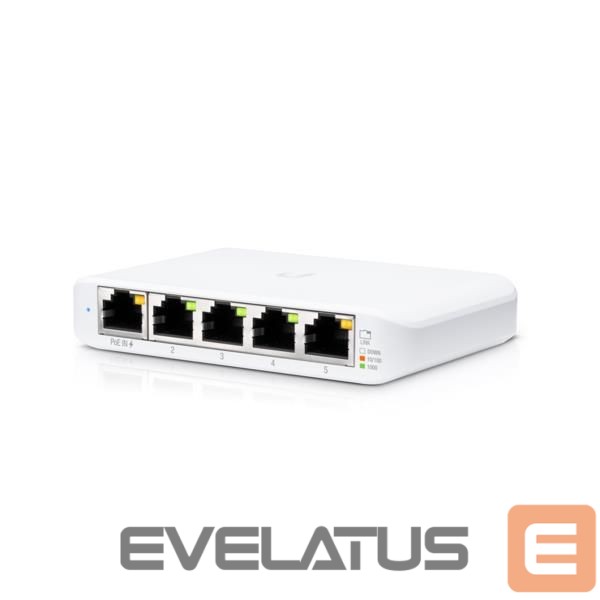 Võrgulülitid UBIQUITI Switch||USW-Flex-Mini|5x10Base-T / 100Base-TX / 1000Base-T|1xRJ45|1|PoE ports 1|USW-FLEX-MINI