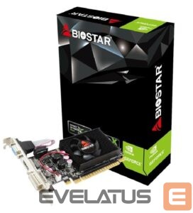 Graphic card / Video cards BIOSTAR  Graphics Card||NVIDIA GeForce 210|1 GB|DDR3|64 bit|PCIE 2.0 16x|Memory 1333 MHz|GPU 589 MHz|Single Slot Fansink|1x15pin D-sub|1xDVI-D|1xHDMI|VN2103NHG6 