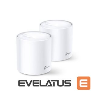 Routers TP-Link  Wireless Router||Wireless Router|2-pack|3000 Mbps|Mesh|IEEE 802.11a|IEEE 802.11n|IEEE 802.11ac|IEEE 802.11ax|2x10/100/1000M|DECOX60(2-PACK) 