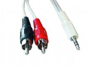 Cable Gembird  CABLE AUDIO 3.5MM TO 2RCA 5M/CCA-458-5M 