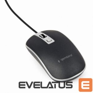 Arvutihiir Gembird  MOUSE USB OPTICAL BLACK/SILVER/MUS-4B-06-BS 