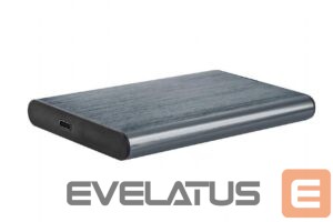 Cietais disks HDD Gembird  HDD CASE EXT. USB-C 2.5"/GREY EE2-U3S-6 