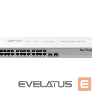 Коммутатор Mikrotik  NET ROUTER/SWITCH 24PORT 1000M/CRS326-24G-2S+RM 