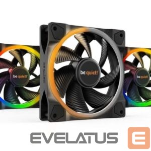 Cooler BE QUIET  CASE FAN 120MM LIGHT WINGS/TRIPLE-PACK BL076 