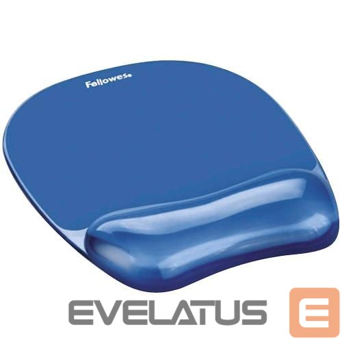 Computer mouse Fellowes MOUSE PAD CRYSTAL GEL/BLUE 9114120