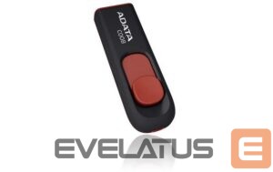 Flash drive ADATA  MEMORY DRIVE FLASH USB2 64GB/BLACK/RED AC008-64G-RKD 