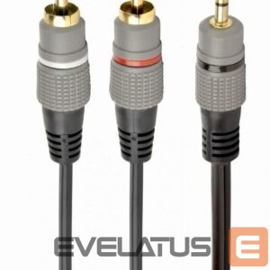 Kaabel Gembird  CABLE AUDIO 3.5MM TO 2RCA 1.5M/GOLD CCA-352-1.5M 