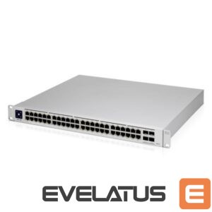 Jungikliai UBIQUITI  Switch||USW-48-POE|Type L2|Rack|48x10Base-T / 100Base-TX / 1000Base-T|4xSFP|PoE ports 32|195 Watts|USW-48-POE 