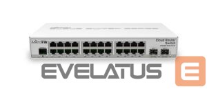 Jungikliai Mikrotik  Switch||CRS326-24G-2S+IN|24x10Base-T / 100Base-TX / 1000Base-T|2xSFP+|CRS326-24G-2S+IN 