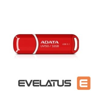 Flash drive ADATA  MEMORY DRIVE FLASH USB3.1 32GB/RED AUV150-32G-RRD 