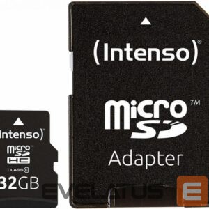Cita datorprece Intenso  MEMORY MICRO SDHC 32GB C10/W/ADAPTER 3413480 