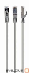 Jungikliai Gembird  PATCH CABLE CAT6 FTP 3M/GREY PP6-3M 
