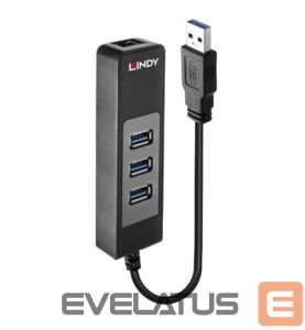 Converter LINDY  I/O HUB USB3 & LAN ADAPTER/43176 