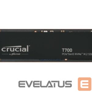Kõvaketas SSD Crucial  SSD||T700|2TB|M.2|PCIE|NVMe|TLC|Write speed 11800 MBytes/sec|Read speed 12400 MBytes/sec|TBW 1200 TB|CT2000T700SSD3 
