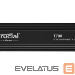 Kõvaketas SSD Crucial  SSD||T700|4TB|M.2|PCIE|NVMe|TLC|Write speed 11800 MBytes/sec|Read speed 12400 MBytes/sec|TBW 2400 TB|CT4000T700SSD5 