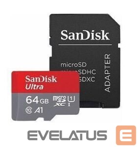 Other Computer Accessory SANDISK BY WESTERN DIGITAL  MEMORY MICRO SDXC 64GB UHS-I/W/A SDSQUAB-064G-GN6MA SANDISK 