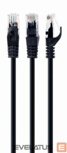 Commutator Gembird  PATCH CABLE CAT6 UTP 0.25M/PP6U-0.25M/BK 