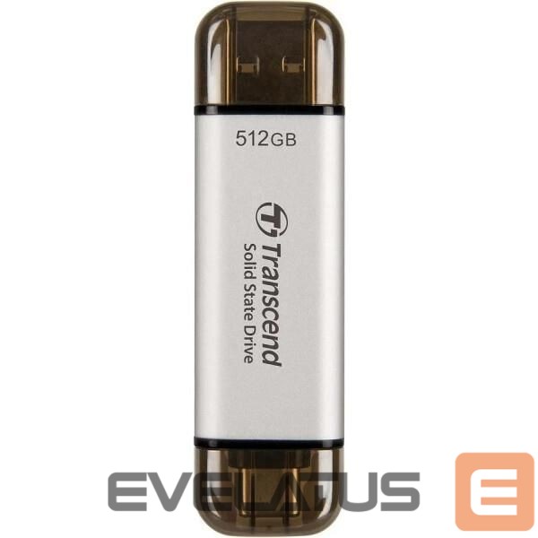 Hard drive SSD Transcend External SSD||ESD310|512GB|USB-C|USB|3D NAND|Write speed 900 MBytes/sec|Read speed 1050 MBytes/sec|TS512GESD310S