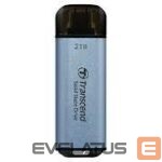 Жесткий диск SSD Transcend  External SSD||ESD300|2TB|USB-C|Write speed 950 MBytes/sec|Read speed 1500 MBytes/sec|TS2TESD300C 