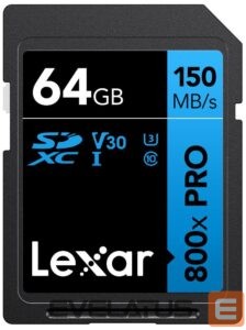 Kitas kompiuterio priedas Lexar  MEMORY SDXC 64GB UHS-I/LSD0800P064G-BNNNG 