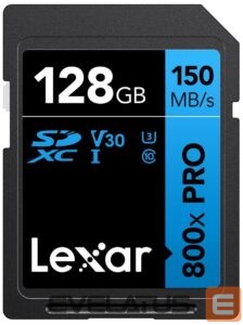 Kitas kompiuterio priedas Lexar  MEMORY SDXC 128GB UHS-I/LSD0800P128G-BNNNG 